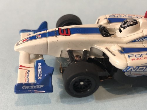 Voiture de course AFX TOMY Mega G slot car INDY F-1 F1 Forsythe Indeck #3 - échelle HO - Photo 7/12