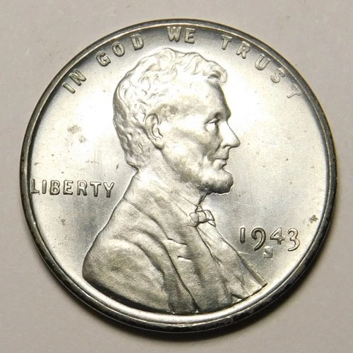 1943 S Lincoln Wheat Cent Penny BU  "Actual Coin Pictured"