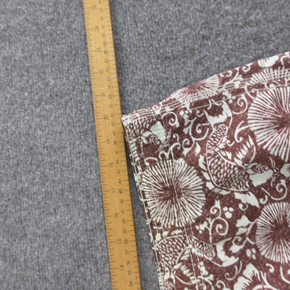 Мужские плавки Tommy Bahama средний размер коричневые белые рыбки с цветочным рисунком нейлоновые с сетчатой подкладкой - Изображение 4 из 4