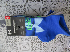 NEW Under Armour Essential Lite lightweight Quater 6 Pair Socks, size 13.5K-4.5
