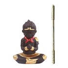 Fish Tank Buddha Statue: Chinese Mythology Wukong Decorations - Meditation