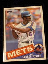 1985 Topps Baseball - #170 George Foster - New York Mets EX-NM Condition 