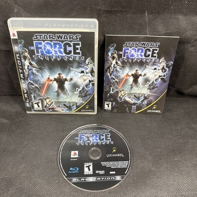 Star Wars The Force Unleashed PS3 PlayStation 3 Complete CIB
