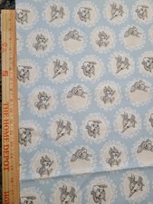 Looney Tunes Cotton Fabric 45" Wide By The Yard