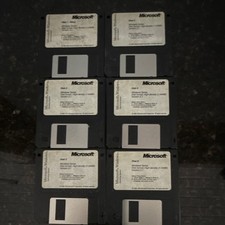 Microsoft Windows 3.1 Operating System 3.5" Floppy Disk Set English