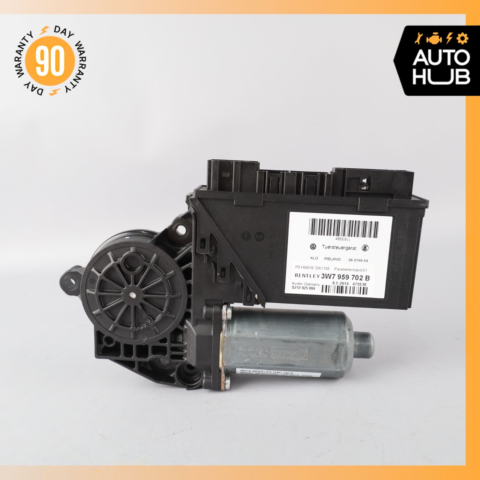 12-18 Bentley Continental GTC GT Front Right Door Window Regulator Motor OEM 49k