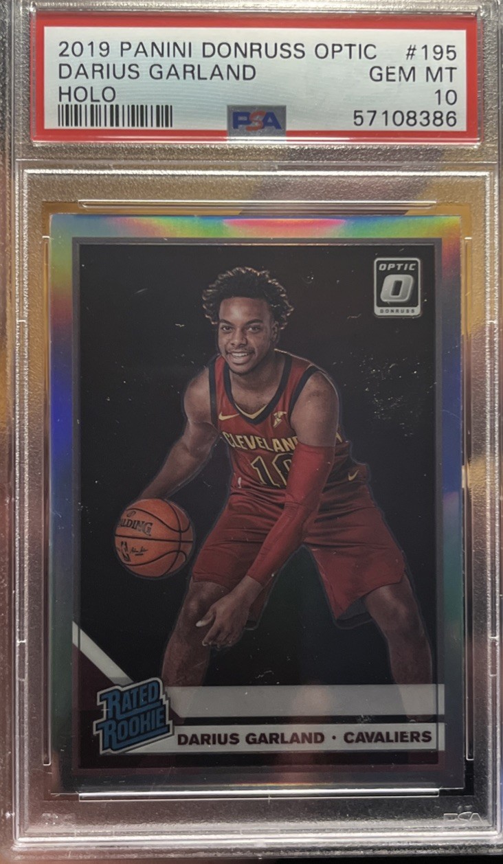2019-20 Panini Donruss Optic - Rated Rookie Darius Garland #195 Holo Prizm (RC)