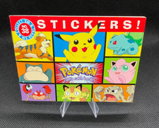 Vintage 1999 American Greetings Nintendo Pokemon Sticker Book 38