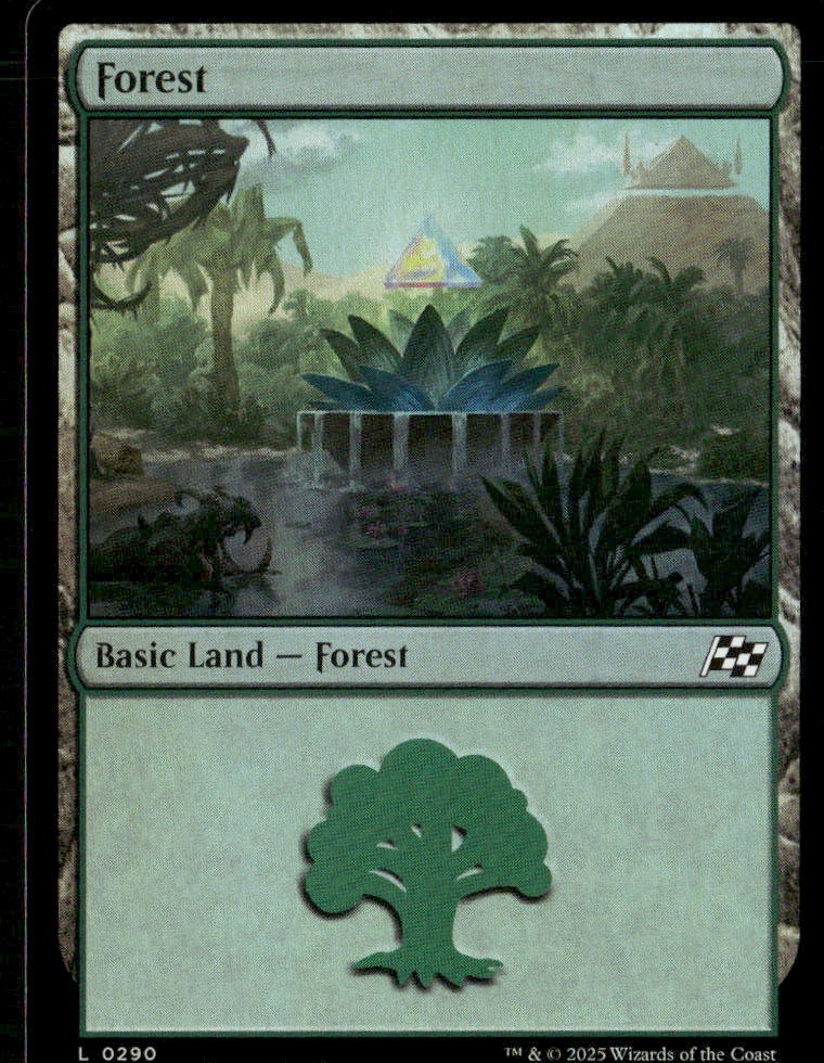 FOREST (0290) 290 LAND AETHERDRIFT MAGIC: THE GATHERING NM