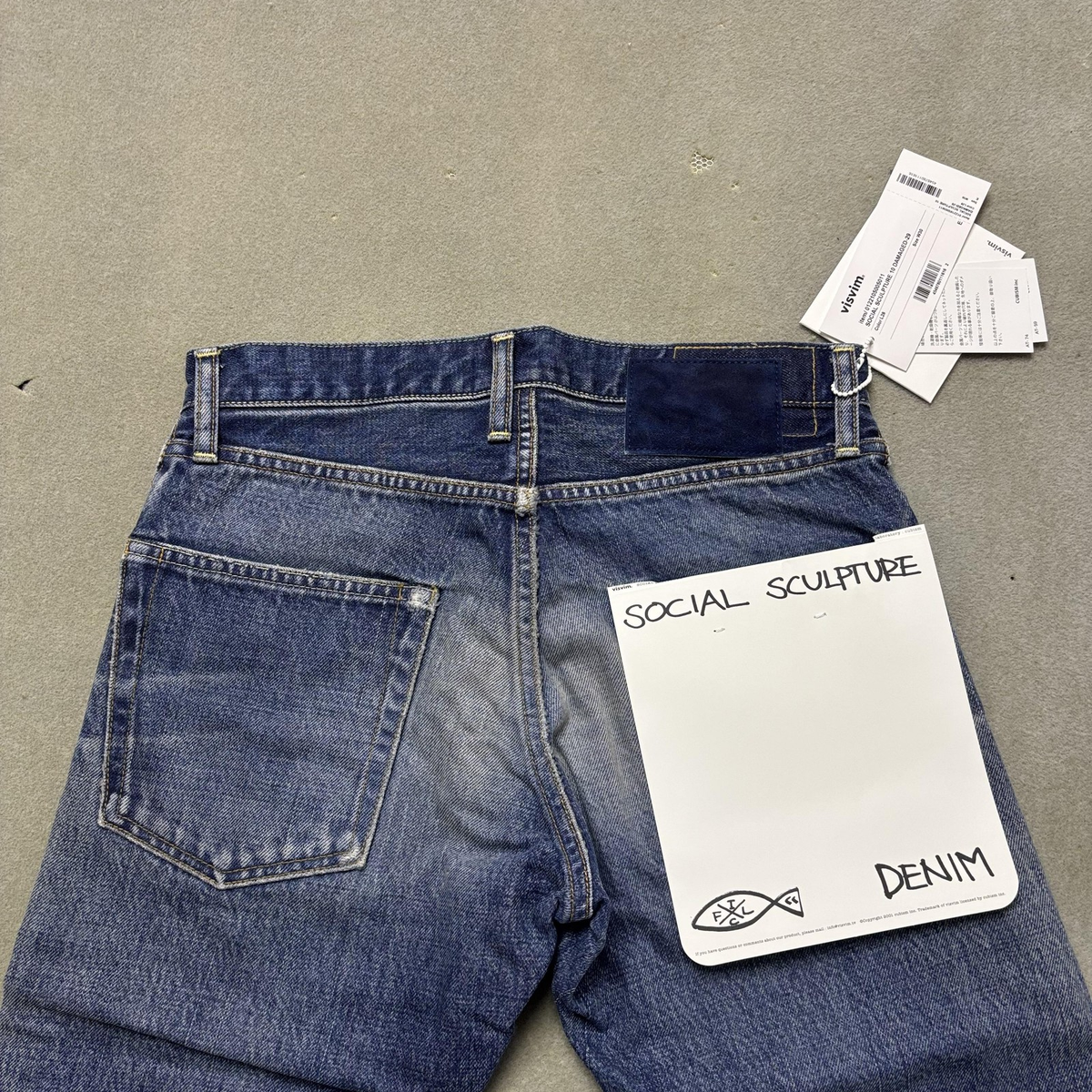 Visvim Social Sculpture 10 Damaged-29 Jeans Mens 30x28 Japanese