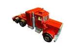 Vintage Hot Wheels Peterbilt Red Silver Black Diecast Truck 1:64 Toy Vehicle