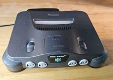 Nintendo 64 Video Game Console N64 Not Tested With Game But Light Turns On As Is
