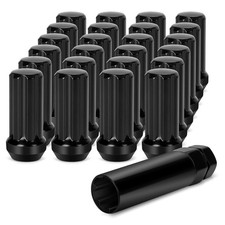 14X1.5 Spline Lug nuts Compatible with Chevy GMC Silverado Sierra 1500, 24pcs Af