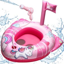 HopeRock Unicorn Pool Floats for Toddlers and Kids, with Water Gun, Pool Toys...