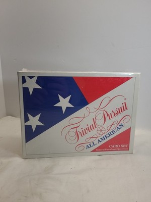 Trivial Pursuit 1993 All American Card Set General Knowledge Questions unopened