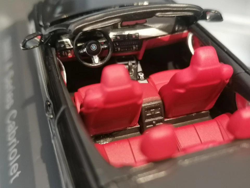 Herpa 1/43 BMW Serie 4 Cabriolet Nero Siderale MINT with Box - Immagine 4 di 4