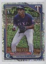 2024 Bowman Chrome Prospects Speckle Refractor 117/299 Yolfran Castillo s3g