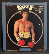 Rocky III 1982 RCA SelectaVision VideoDisc CED