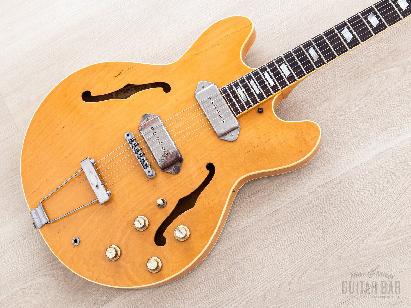 1984 Epiphone Casino Vintage Guitar Natural, 1 11/16" Nut, Japan Matsumoku