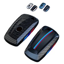 NEW Carbon Fiber Shell Skin Car Remote Key Fob Case Cover for BMW 3 5 7 Series