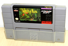 SUPER NINTENDO SECRET OF MANA CARTRIDGE SNES NICE GRADE SQUARESOFT