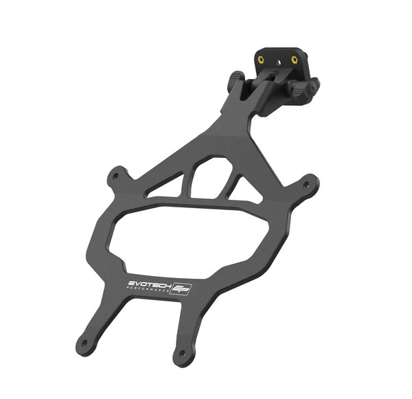 Support GPS Evotech Garmin pour Triumph Tiger 1200 Desert Edition 2020-2021 en aluminium noir
