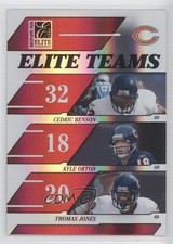 2006 Donruss Elite Teams Red 398/500 Cedric Benson Kyle Orton Thomas Jones 0a1