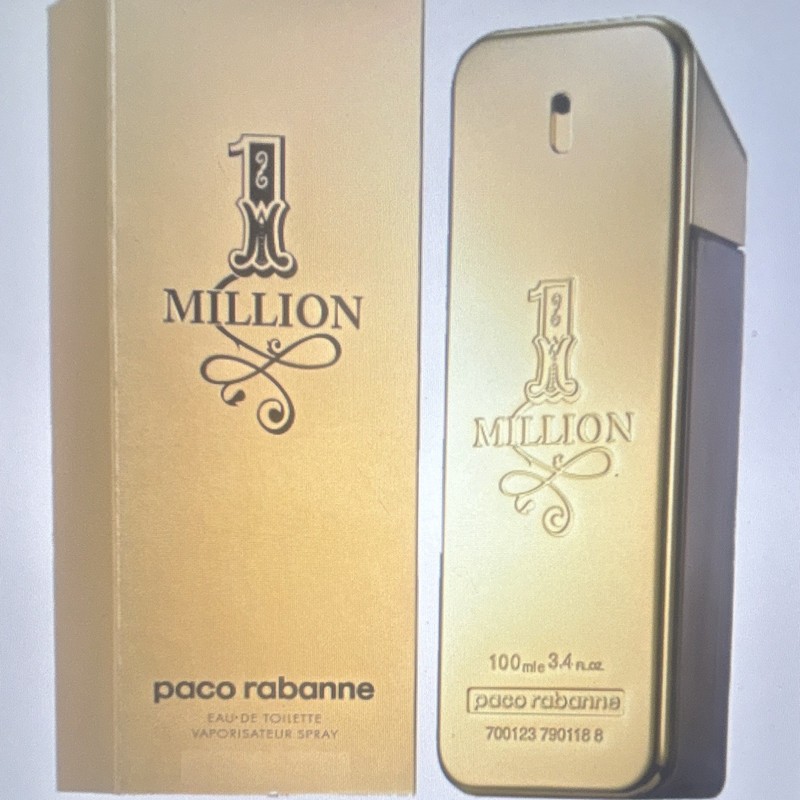 Paco Rabanne 1 Million Eau de Toilette Spray, Regular Size 3.4 fl oz