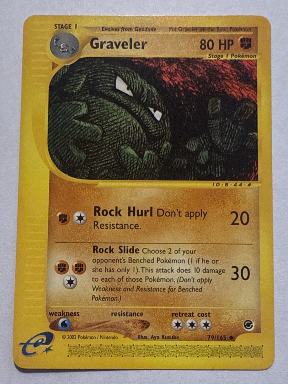 Graveler 79/165 Expedition E-Reader Non Holo Pokemon Near Mint
