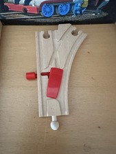 Authentic BRIO Wooden Train Mechanical Switch Track Thomas 