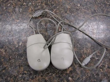 Lot of (2) Genuine Apple Desktop Bus ADB Mouse II M2706