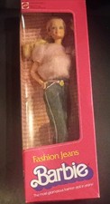 Vintage Mattel 1981 Fashion Jeans Barbie Doll 5315 NRFB Read 