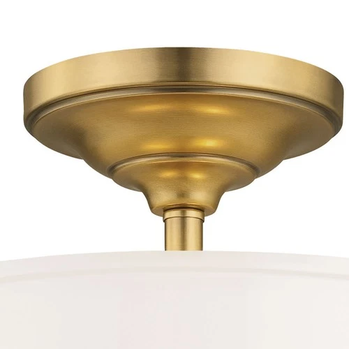 Minka Lavery 4172 Harbour Point 2 Light 14"W Semi-Flush Ceiling - Nickel - Picture 11 of 12