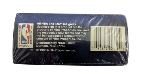 NBA Hoops Basketball Cards Box 1990-91 Factory Sealed 36 Packs, 15 Cards / Pack - Picture 4 of 5