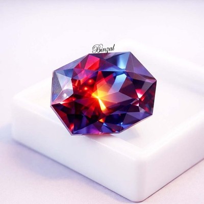 Alexandrite 10.30 CT Russia Certified Natural Fancy Cut Loose Gemstone