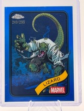 2025 Topps Chrome Marvel LIZARD #85 Blue Refractor /299