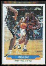 1999-00 Topps Chrome Refractor Charlie Ward New York Knicks #84