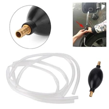 Fuel Primer Hand Siphon Pump Fliter Gas Petrol Diesel Liquid Transfer Hose
