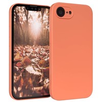 HandyhüLle FüR Apple Iphone 16E Silikon Back Cover Tpu Schutz Handy Case Orange