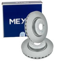 2X Meyle Bremsscheiben 330Mm Vorne Passend FÜR MERCEDES-BENZ GLE M-KLASSE
