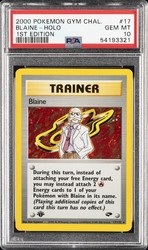 Blaine 17/132 Gym Challenge 1st Edition Holo Rare