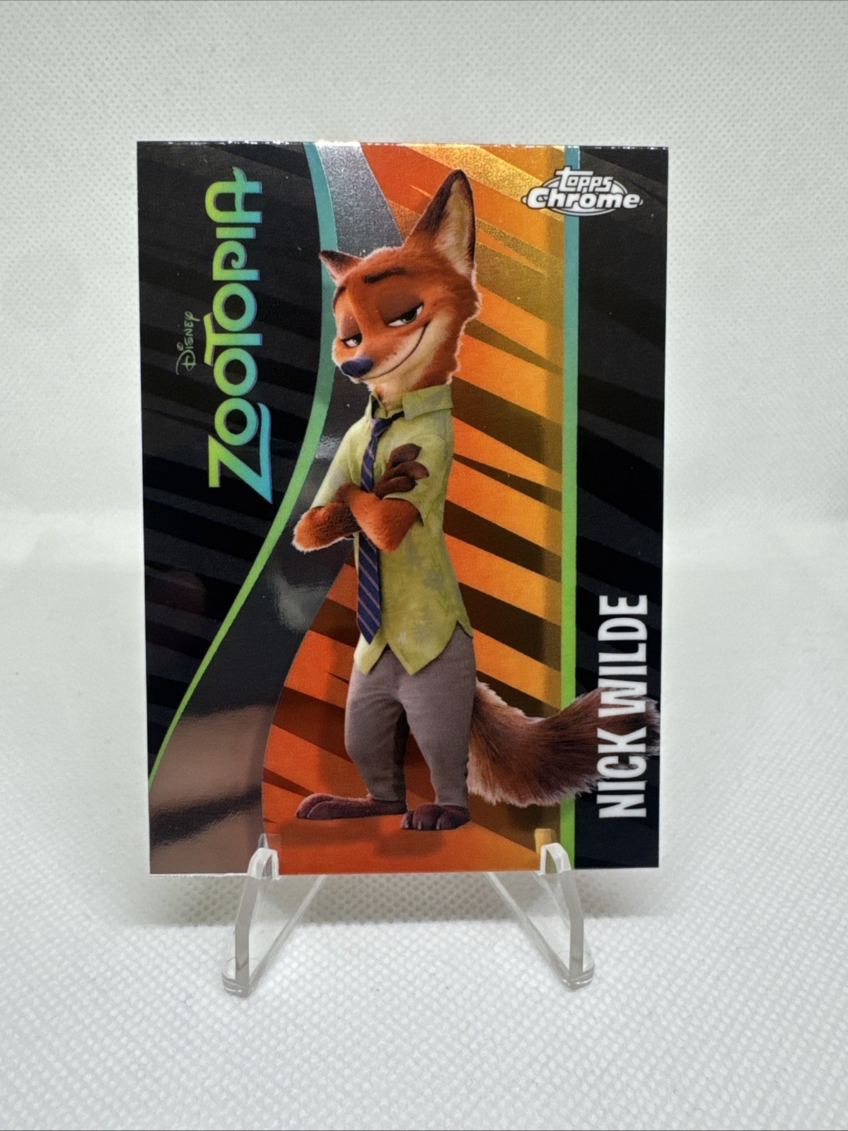 Nick Wilde 2025 Topps Chrome Disney #167 Base Price Guide - Sports