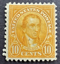 US 1923 Sc# 562 MH OG Stamp 10 cent James Monroe