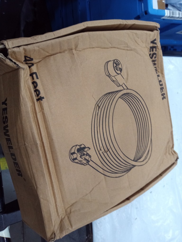 40ft 10 AWG Welder Extension Cord 250V NEMA 6-50P to 6-50R, for Welding Machines