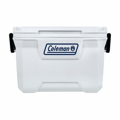 COLEMAN Marine Chest Cooler White, 80 Cans, 52 qt Cooler Capacity 787L75