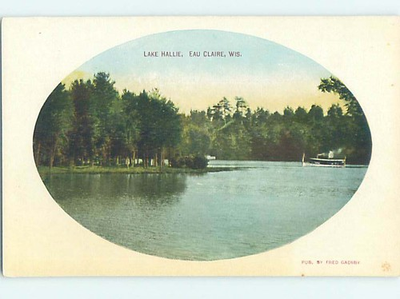 #ad Divided Back WATER SCENE Eau Claire Wisconsin WI : make an offer hk3366 $1.49