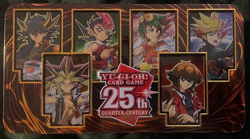 YU-GI-OH! CARD GAME 25TH QUARTER CENTURY ANNIVERSARY TIN ONLY 2023