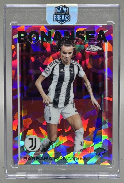 Barbara Bonansea 2024 Topps UEFA Women's Chrome Sapphire #47 Padparadscha 1/1