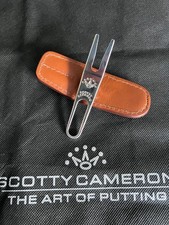 Rare Scotty Cameron Gallery-Exclusive Divot/Pivot Tool Stainless Steel w/Leather