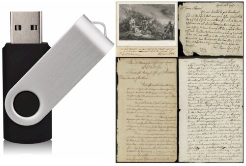 1177 Old American Revolutionary War Manuscripts (1759-1802) on USB - Picture 1 of 13